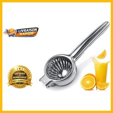Presse-Citron Ergonomique en Acier Inoxydable 304, Nettoyage Facile et Rapide