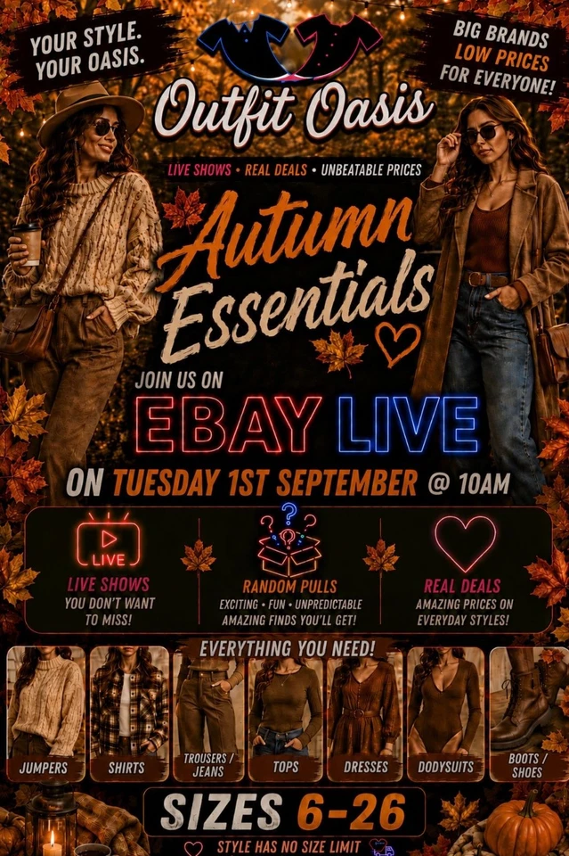 Autumn Essentials New With & Without Tags