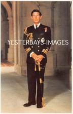 S.R.H Prince Charles Commander Royal Navy Postkarte (A11)