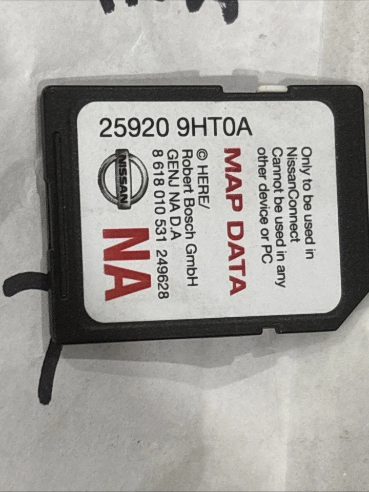 TARJETA SD NAVEGACIÓN NISSAN SENTRA 17 25920 9HT0A OEM Foto 2 de 2