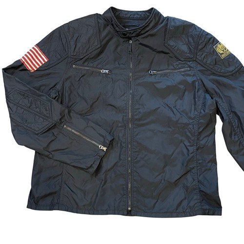 Ralph Lauren Denim & Supply Jacke XXL Designer Luxus Klassiker Biker Klassiker