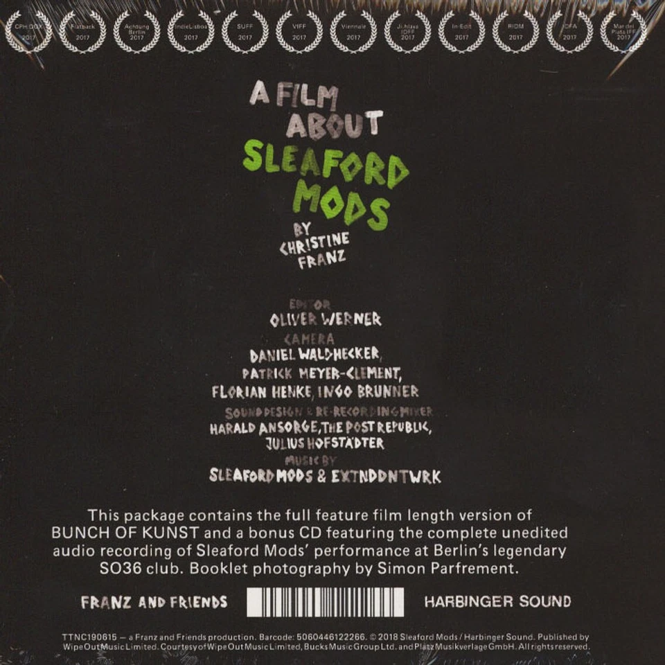 Sleaford Mods - Bunch Of Kunst Documentary /Live At So36 (2018 - EU - Original) - Bild 2 von 2