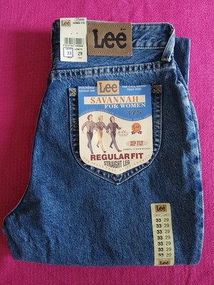 Lee Damenjeans Savannah 375 Regular Fit Straight Leg 33/29 Neu