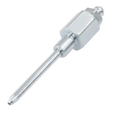 Grease Needle Nozzle Adapter 1/8" NPT Narrow Tip Carbon Steel Galvanized Fitting