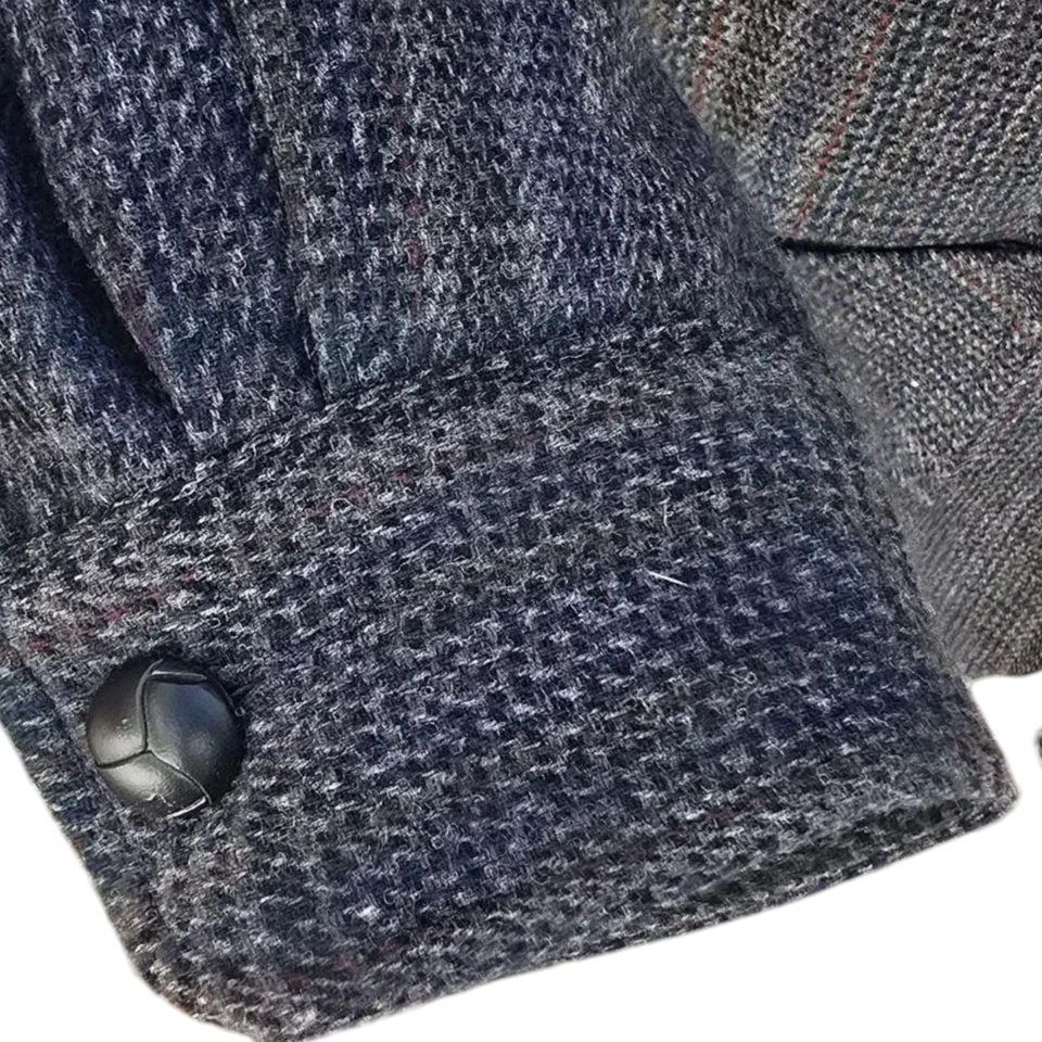 Новый винтажный клетчатый блейзер Pendleton 40r средний неструктурированный рабочий карман для манжет - Изображение 4 из 4