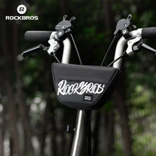 ROCKBROS Bike Handlebar Bag-Compact Handle Bar Small Storage Pouch Durable 0.7L