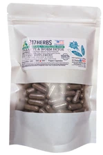 Worm & Parasite Cleanse - Black Walnut, Wormwood, Pau D'Arco, Clove - 300 Caps