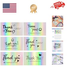 120Pcs Thank You Cards Small Business, Mini 6 Styles Thank You for Supporting...
