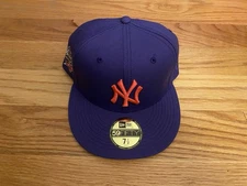 Hat Club Exclusive Daybreaker Sunrise Purple New York Yankees Fitted Size 7 1/2
