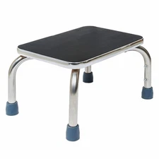 BodyMed Heavy-Duty Foot Step Stool with Non-Slip Rubber Platform for Seniors &