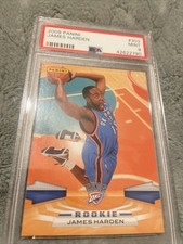 2009 Panini James Harden Rookie Card RC #303 PSA 9 MINT  OKC. rookie card picture