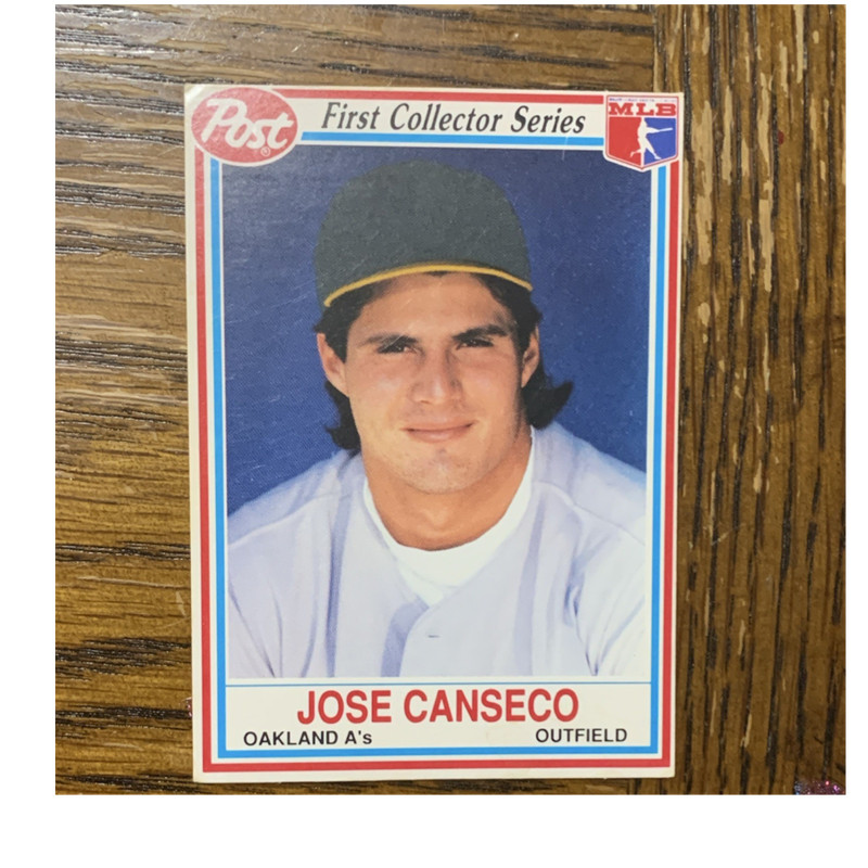 Jose Canseco Oakland A's Post First Collector/Upper Deck Final Edition Lot (2)
