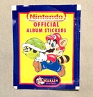 Vintage Nintendo Official Album Stickers Merlin Stickers 1992 [SEALED]