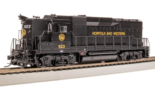 Broadway Limited HO 9572 EMD GP30 nariz baja - estándar DC - Stealth N&W #523 | Zustand: New
