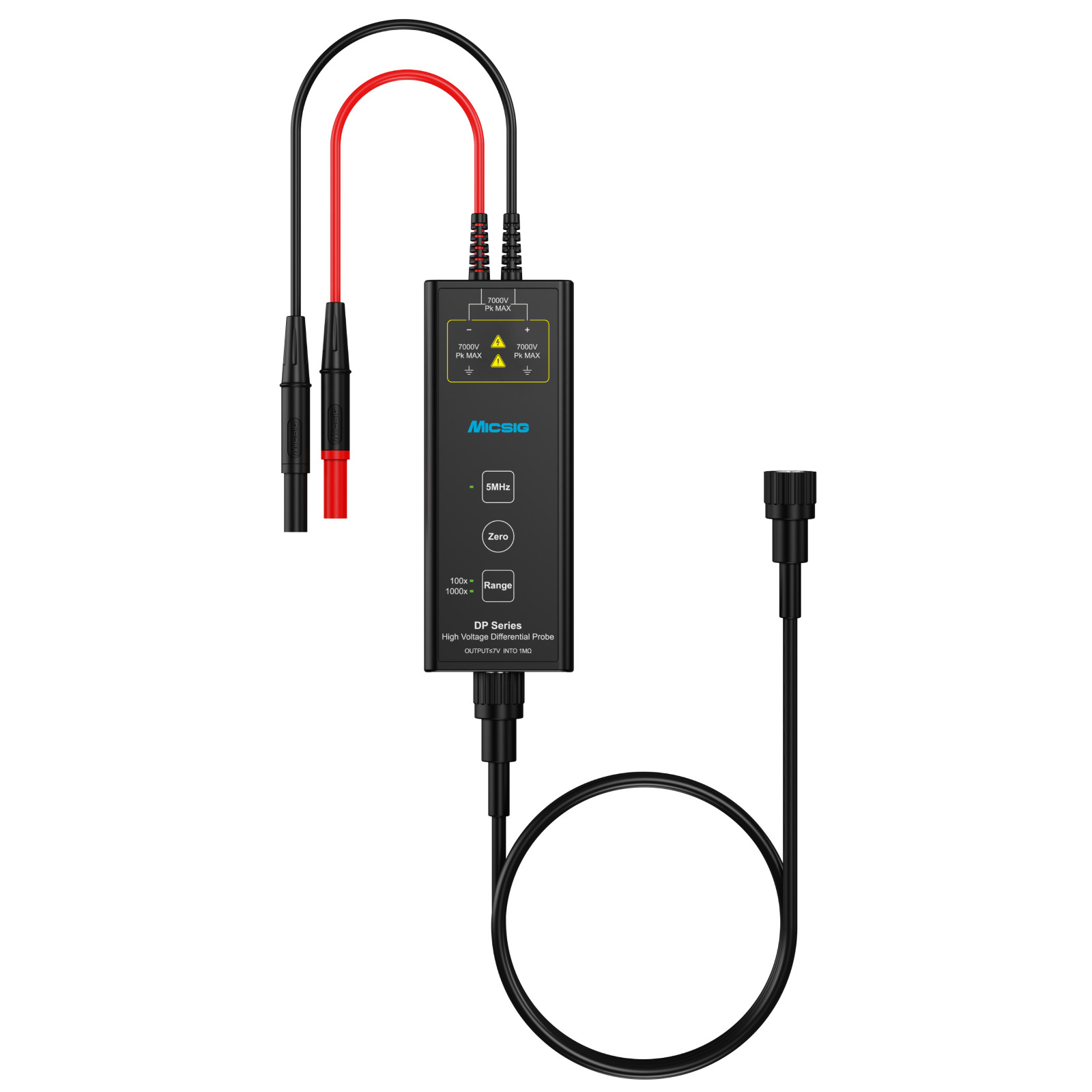 Micsig Oscilloscope High Voltage Different Probe DP700 DP1500 DP3000 100MHz