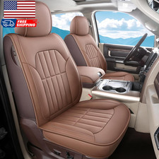 Dodge Ram 2 Front Seat Covers Custom Fit for 2002-2025 1500 2500 3500 Pickup