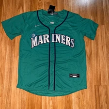 Seattle Mariners Cal Raleigh Aqua Teal Stitched Mens Jersey