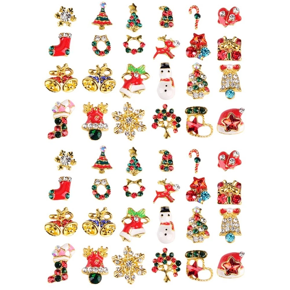  2 Pack Nagelschmuck Nageldekoration Maniküre-Anhänger Nagelzubehör