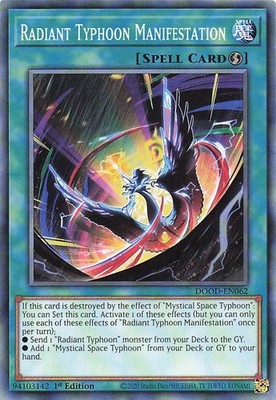 Radiant Typhoon Manifestation DOOD-EN062 -Doom of Dimensions - NM