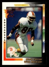Mark Carrier 1992 Wild Card #43 Buccaneers FOOTBALL *079