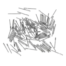 100Pcs 0.9mm Stainless Steel Watch Stem Extender Winding Extension Pole Bars Set