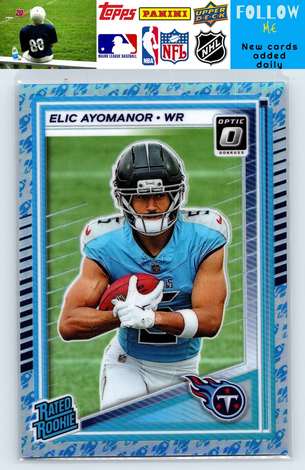 2025 Donruss Optic #235 Elic Ayomanor Rocket
