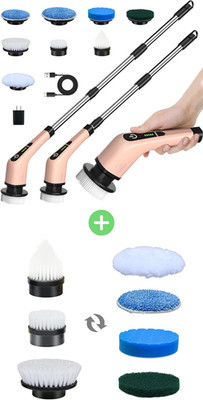 ANS-8050 Electric Spin Scrubber + Extra 7PCS Replacement Brush Heads
