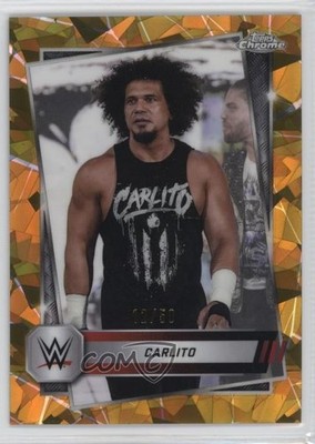 2025 Topps Chrome WWE Sapphire Gold /50 Carlito #134 1o52