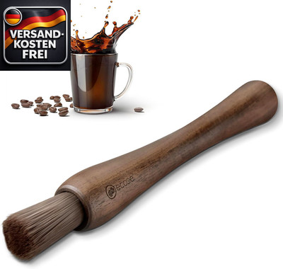 Kaffeereinigungspinsel vegane Borsten aus Holzgriff Kaffeezubehör für Barista