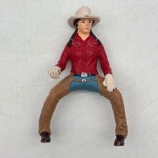Schleich Farm World Cowgirl Horse Rider Figure Western Red Shirt Chaps