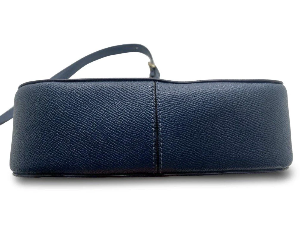 Borsa a tracolla Coach Serena borsa a tracolla in pelle blu pavone manico superiore 1589