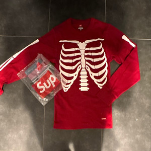 Supreme スケルトンプリント 長袖Tシャツ M Supreme Skeleton Tee | eBay