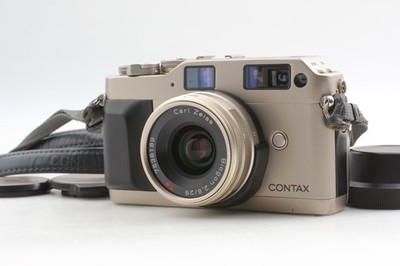 [Lens MINT w/ Strap] Contax G1 35mm Film Camera 28mm F2.8 Lens From JAPAN