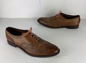 Allen Edmonds McAllister Walnut Brown Leather Brogue Wingtip‎ Oxford 8.5C Shoes Allen Edmonds Mcallister Walnut | eBay main image 4