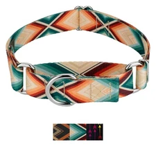 Country Brook Petz® Martingale Dog Collar - Chevron and Arrows Collection