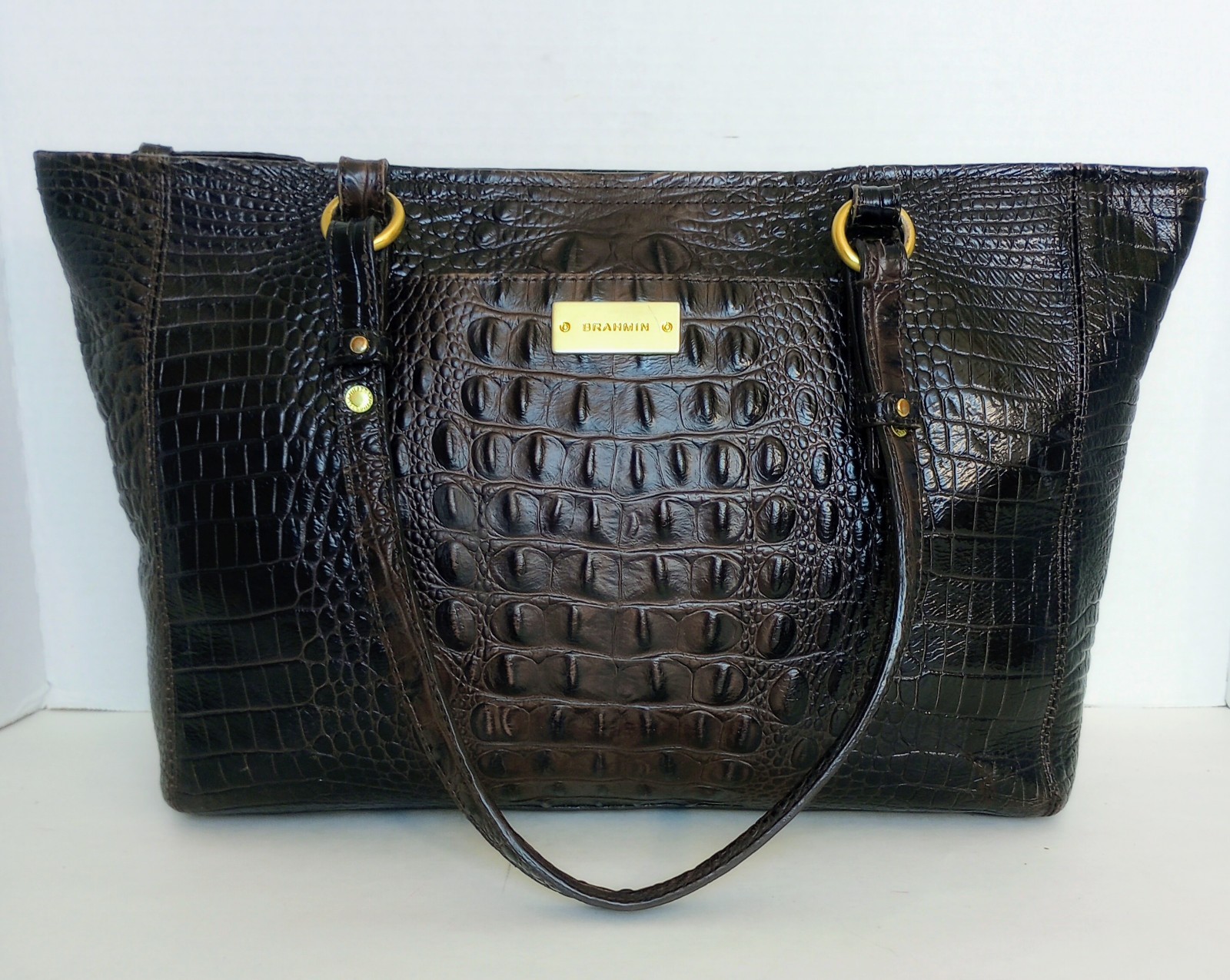 Brahmin Cocoa Medium Asher - image 3