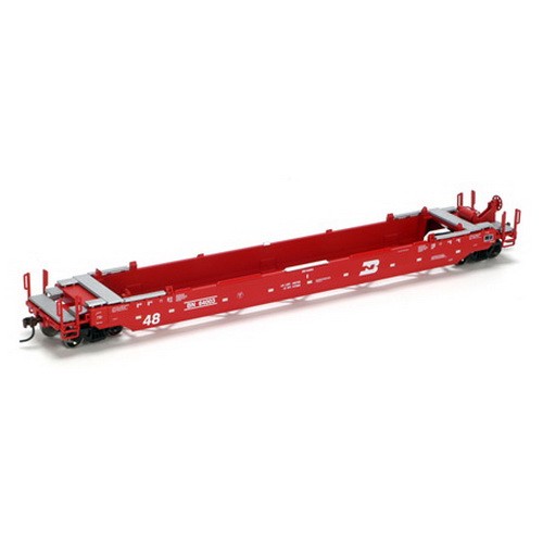 Coche Husky Stack Well Athearn 72563 escala HO Burlington Northern 48' #64003 LN | Condition: Used