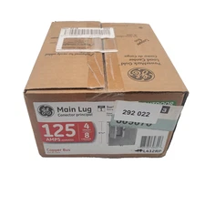 GE TPL412RP 125 Amp Main Lug 4 Space 8 Circuit 120/240 Volt Outdoor Panel