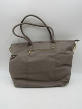 Pottery Barn Baby Noe Diaper Tote Bag Taupe w/ Removable Strap  Pad 14" 9626B