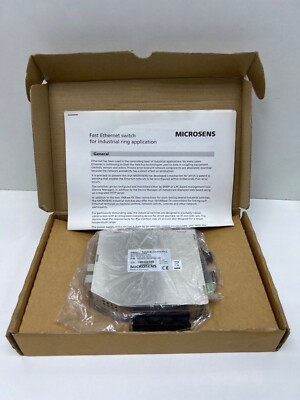 MICROSENS MS650504PM-48 Fast Industrial Switch 4x10/100TX 2x100FX