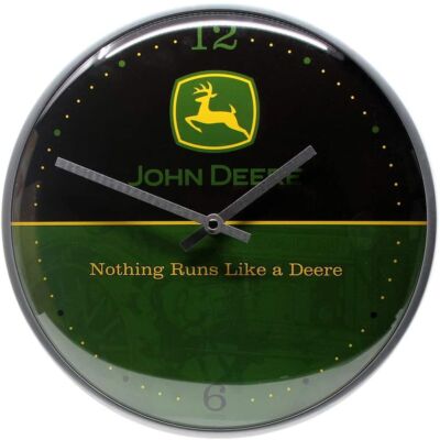 Nostalgic-Art - Retro Wall Kitchen Clock Ø 12'' Analog Battery - John Deere #2
