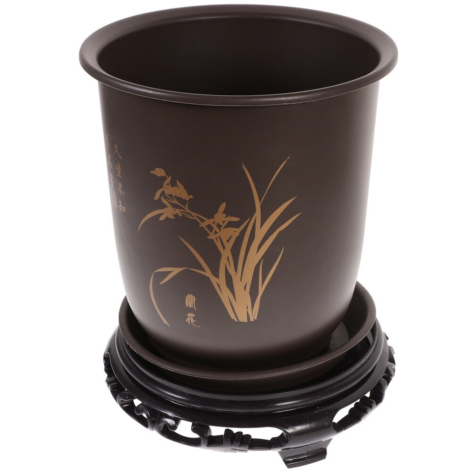 Oriental Pots for Plants Chinese Orchid Indoor Flowerpot Lightweight eBay