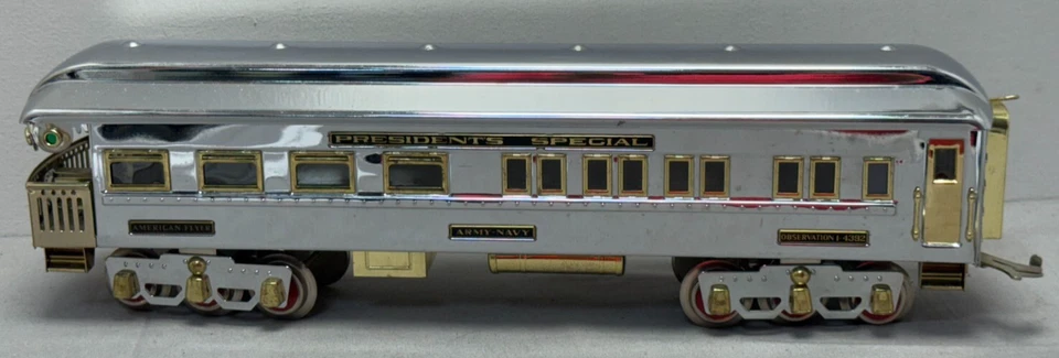 Lionel Standard Gauge American Flyer Presidents Special Observation Car - NO BOX - Image 2 of 4