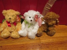 TY Beanie Babies - SET OF 3 JOY ANGEL BEARS Joy, Joyous & Joyful Christmas