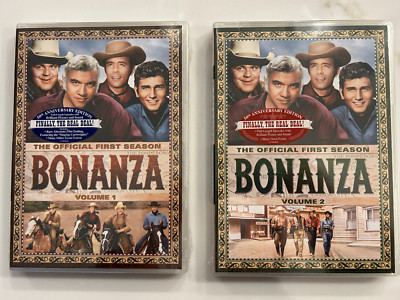 Bonanza Finally, The Real Deal  First Season Volume 1 & 2  DVD 's   New & Sealed