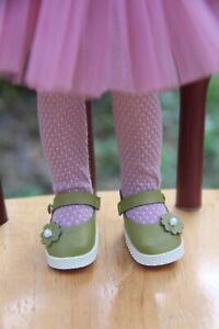 DARK RED CLOTH MARY JANE SHOES PAOLA REINA 13.5" DOLLS ACCESSORIES COLLECTIBLES