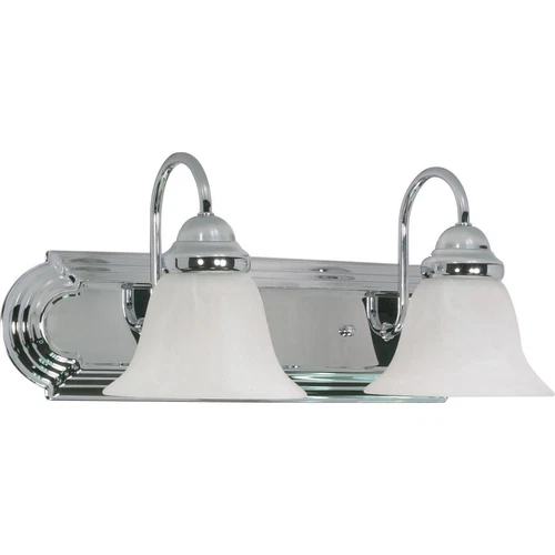 NUVO 60/316 Two Light Vanity, Chrome - Picture 1 of 5