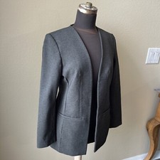 Women's EXPRESS Suit Blazer Lined Heather Gray - Size Medium - NWOT NEW 