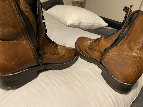 clarks ladies leather ankle boots size 6 - Picture 5 of 10