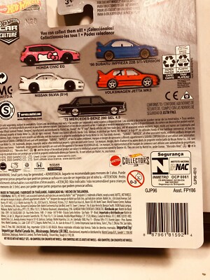 1/64 HOT WHEELS MODERN CLASSICS 1998 SUBARU IMPREZA 22B STI
